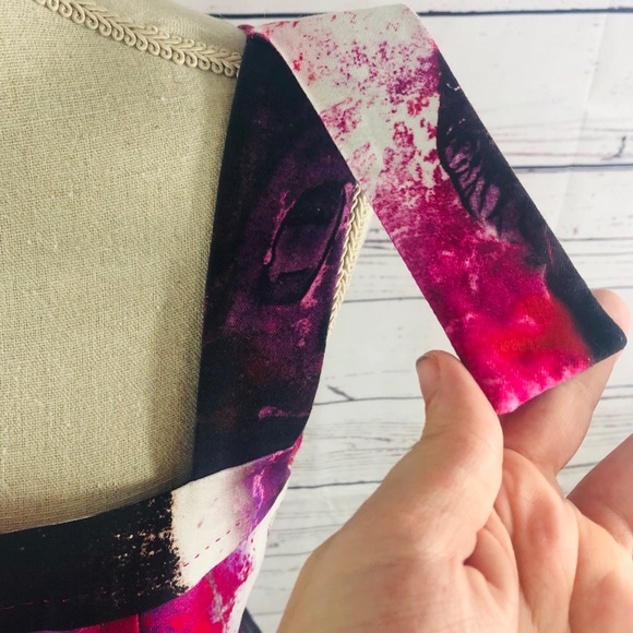 ESCADA Delphi Fantasy Watercolor Zipper Dress, 8 - Picture 5 of 8